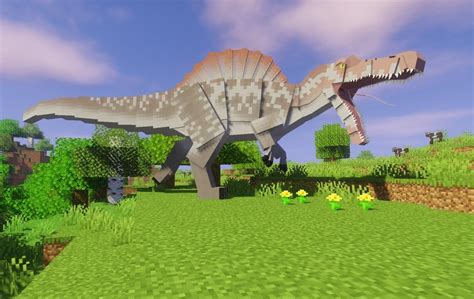 JurassiCraft is a mod based on Jurassic Park on Jurassic World franchises, but is not only limited to it. This mod allows you to create dinosaurs by extracting DNA from fossils and amber, and putting that through a process until you get a baby dinosaur! Not only does this mod add dinosaurs, it also adds many prehistoric plants!